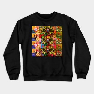 Portuguese folk art Crewneck Sweatshirt